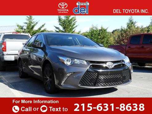 2017 Toyota Camry XSE sedan Predawn Gray Mica for sale in Thorndale, PA