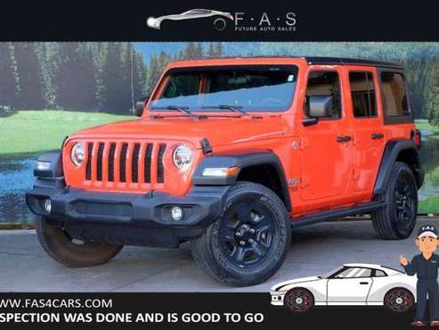 2018 Jeep Wrangler Unlimited Sport suv Punkn Metallic Clearcoat for sale in Glendale, CA