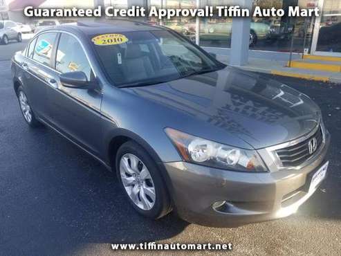 2010 Honda Accord EX-L V-6 Guaranteed Credit Approval! - cars &... for sale in Tiffin, OH