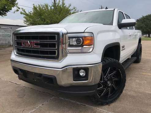 ***2014 GMC SIERRA 1500 SLE NEW WHEELS LIFTED MINT CONDITION for sale in Houston, TX