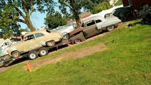 2-1950 Chevys/business cp & 2dr-sdn projects/trade for sale in Quakertown, PA