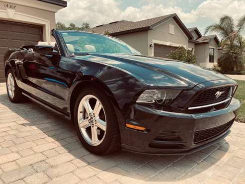 SOLD 2013 FORD MUSTANG CONVERTIBLE BLACK - - by for sale in Fort Myers, FL