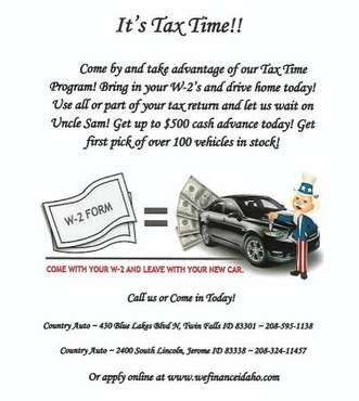 Take Advantage of Our Tax Time Promo! - - by dealer for sale in Jerome, ID