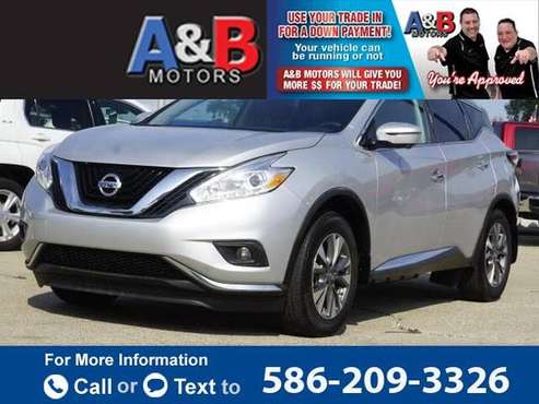 2016 Nissan Murano AWD 4dr S hatchback Silver - - by for sale in Roseville, MI