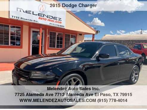 2015 Dodge Charger 4dr Sdn SXT RWD for sale in El Paso, TX