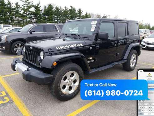 2015 Jeep Wrangler Unlimited Sahara 4x4 4dr SUV - cars & trucks - by... for sale in Columbus, OH