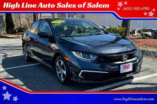 2020 Honda Civic LX 4dr Sedan CVT EVERYONE IS APPROVED! - cars & for sale in Salem, MA