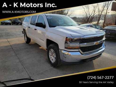 2017 Chevrolet Chevy Silverado 1500 Work Truck 4x4 4dr Crew Cab 5 8 for sale in Vandergrift, PA