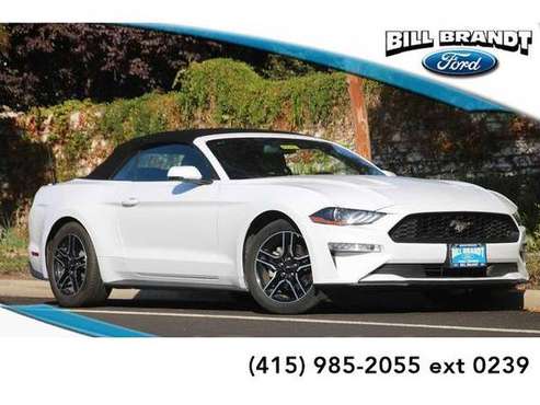 2018 Ford Mustang convertible EcoBoost Premium 2D Convertible (White) for sale in Brentwood, CA