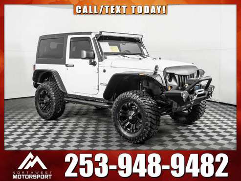 Lifted 2012 *Jeep Wrangler* Sport 4x4 - cars & trucks - by dealer -... for sale in PUYALLUP, WA