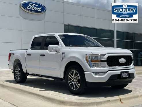 2021 Ford F-150 XL STX, WHITE, 20 IN WHEELS, SYNC 4 for sale in Eastland, TX
