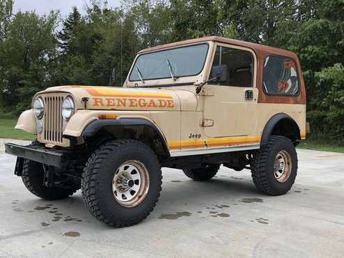1981 Jeep CJ 7 renegade- survivor for sale in Fayetteville, AR