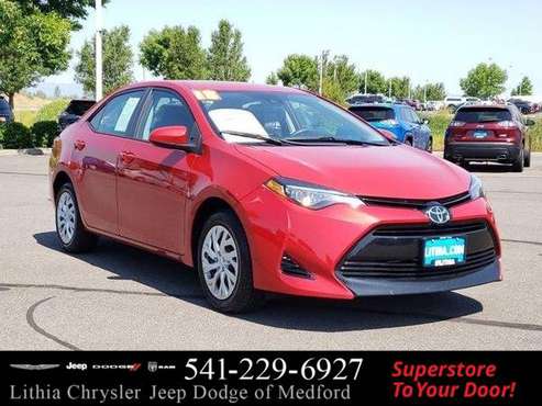 2018 Toyota Corolla LE CVT - cars & trucks - by dealer - vehicle... for sale in Medford, OR