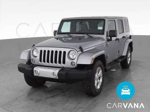 2014 Jeep Wrangler Unlimited Sahara Sport Utility 4D suv Gray - -... for sale in Spring Hill, FL
