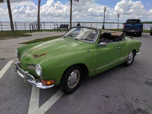 1971 VW Karmann Ghia Convertible SURVIVOR stored since 84 for sale in Safety Harbor, FL