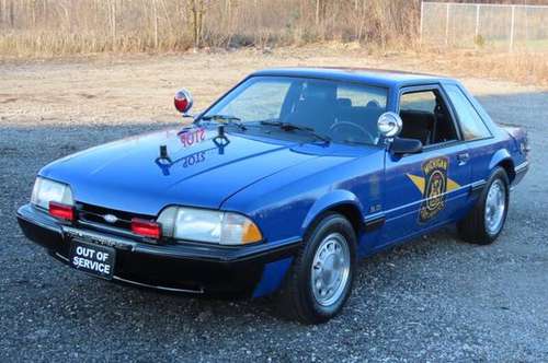 1992 Mustang 5.0 LX SSP Michigan State Police Car True MSP SSP one... for sale in Flushing, MI