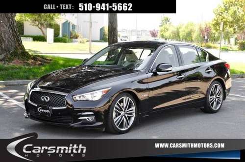 2016 Q50 Hybrid Deluxe Technology Package, 19-inch Sport Wheels CPO! for sale in Fremont, CA
