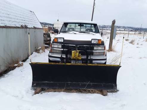 93 Chevrolet 4x4 plow truck for sale in Helena, MT