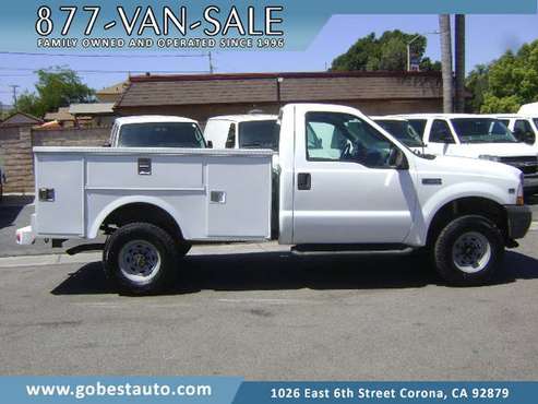 03 Ford F350 4X4 Utility Truck 4WD 1 Owner Government Service Work... for sale in Phoenix, AZ