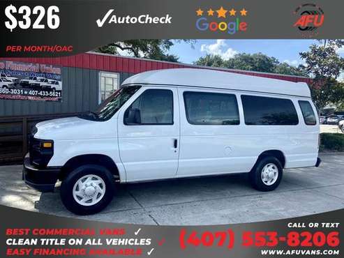 326/mo - 2009 Ford E250 E 250 E-250 Cargo Commercial Extended Van for sale in Kissimmee, FL