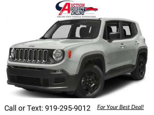 2016 Jeep Renegade Sport suv White - - by dealer for sale in Raleigh, NC