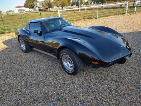 1979 Corvette, black on gray, low miles for sale in Timnath, CO