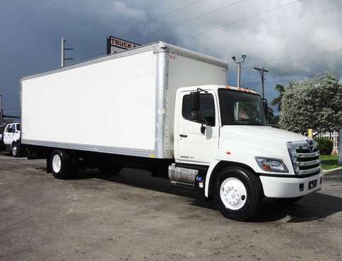 2015 *HINO* *268A* *26FT DRY BOX TRUCK. CARGO TRUCK WIT for sale in Pompano Beach, FL