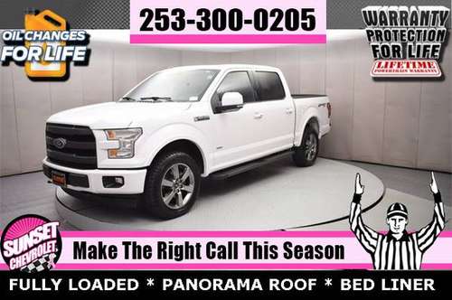 2017 Ford F-150 Lariat 4WD SuperCrew 4X4 AWD PICKUP TRUCK *F150* for sale in Sumner, WA