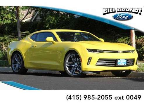 2018 Chevrolet Camaro coupe 1LT 2D Coupe (Yellow) for sale in Brentwood, CA