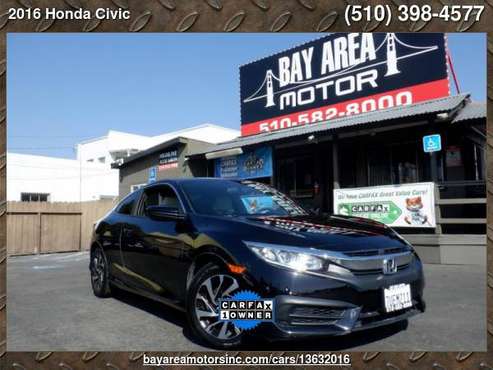 2016 Honda Civic LX-P Coupe CVT - cars & trucks - by dealer -... for sale in Hayward, CA