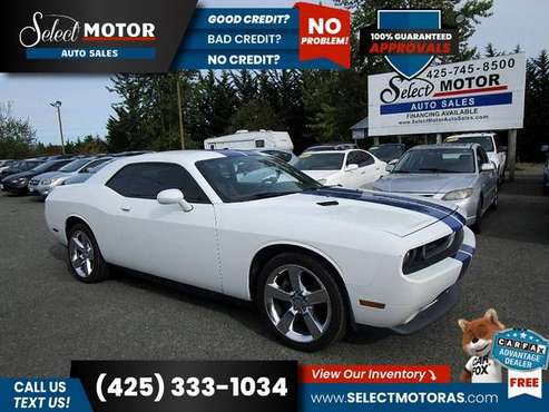 2011 Dodge Challenger SE 2dr 2 dr 2-dr Coupe FOR ONLY 337/mo! for sale in Lynnwood, WA