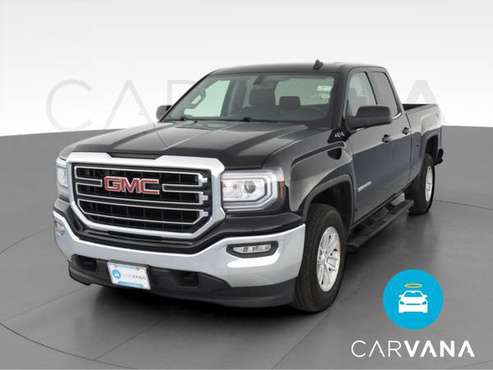 2016 GMC Sierra 1500 Double Cab SLE Pickup 4D 6 1/2 ft pickup Black... for sale in Ronkonkoma, NY