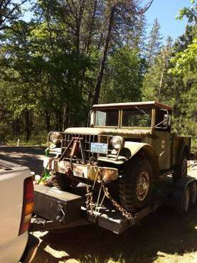 1953 dodge m37 power wagon - cars & trucks - by owner - vehicle... for sale in Lakehead, CA