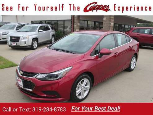 2017 Chevy Chevrolet Cruze LT hatchback Red for sale in Marengo, IA