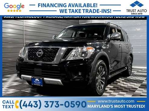 2017 Nissan Armada SL AWD 7-Passenger SUV wTechnology Pkg - cars & for sale in Sykesville, MD