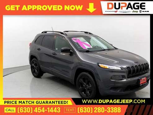 217/mo - 2017 Jeep Cherokee Altitude - - by dealer for sale in Glendale Heights, IL