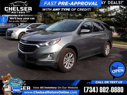 $350/mo - 2018 Chevrolet Equinox LT AWD - Easy Financing! - cars &... for sale in Chelsea, MI