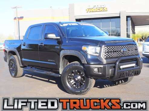 2018 Toyota Tundra SR5 CREWMAX 5 5 BED 5 7L 4x4 Passen - Lifted for sale in Glendale, AZ