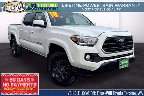2018 Toyota Tacoma 4x4 4WD Truck SR5 Crew Cab - cars & trucks - by... for sale in Tacoma, WA