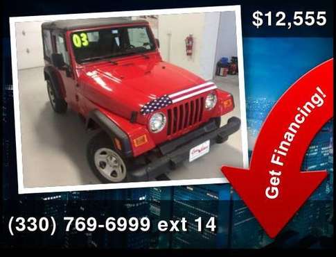 2003 Jeep Wrangler X - - by dealer - vehicle for sale in Newton Falls, OH