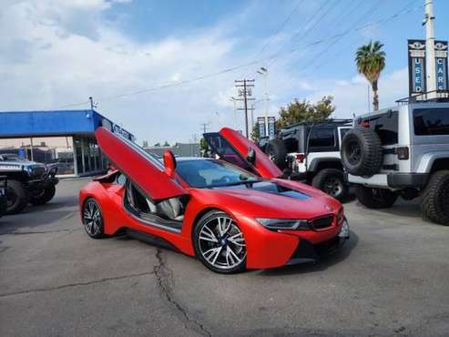 2016 BMW i8 coupe Sophisto Gray Metallic w/BMW i Frozen Blue Accent for sale in Fullerton, CA