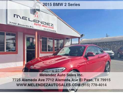 2015 BMW 2 Series 2dr Cpe 228i RWD - - by dealer for sale in El Paso, TX