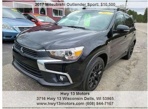 2017 Mitsubishi Outlander Sport LE AWD 4dr Crossover 136902 Miles for sale in Wisconsin dells, WI