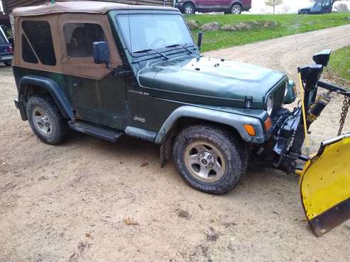 1997 Wrangler w/ Plow for sale in Union Center, WI