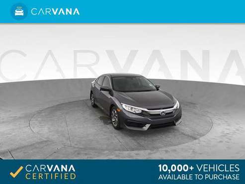 2016 Honda Civic EX Sedan 4D sedan GRAY - FINANCE ONLINE for sale in Atlanta, CA