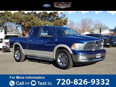2011 Ram 1500 Laramie pickup Deep Water Blue Pearlcoat - cars &... for sale in Loveland, CO