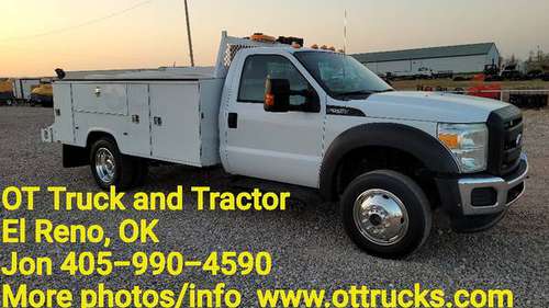 2014 Ford F-550 4wd 11ft Mechanics Service Lube Bed Truck 6 8L Gas for sale in Oklahoma City, OK