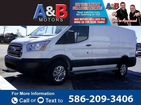 2019 Ford Transit 250 Van Low Roof 60/40 Pass 130-in WB van White for sale in Roseville, MI