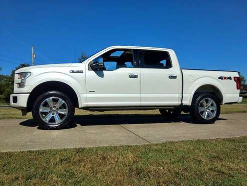 2015 Ford F150 Platinum Crew Pano Roof Electric Steps Nav Tow 20 Rims for sale in Gallatin, TN