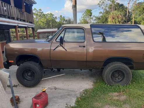 1987 d-150 Ramcharger 4x4 - cars & trucks - by owner - vehicle... for sale in Punta Gorda, FL